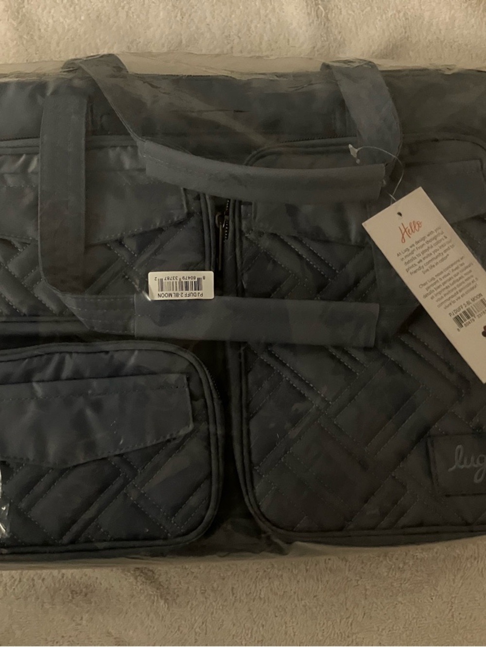 Lug Puddle Jumper PJ Duffel Blue Moon NWT New Travel Carry On Overnight Bag - Picture 2 of 11